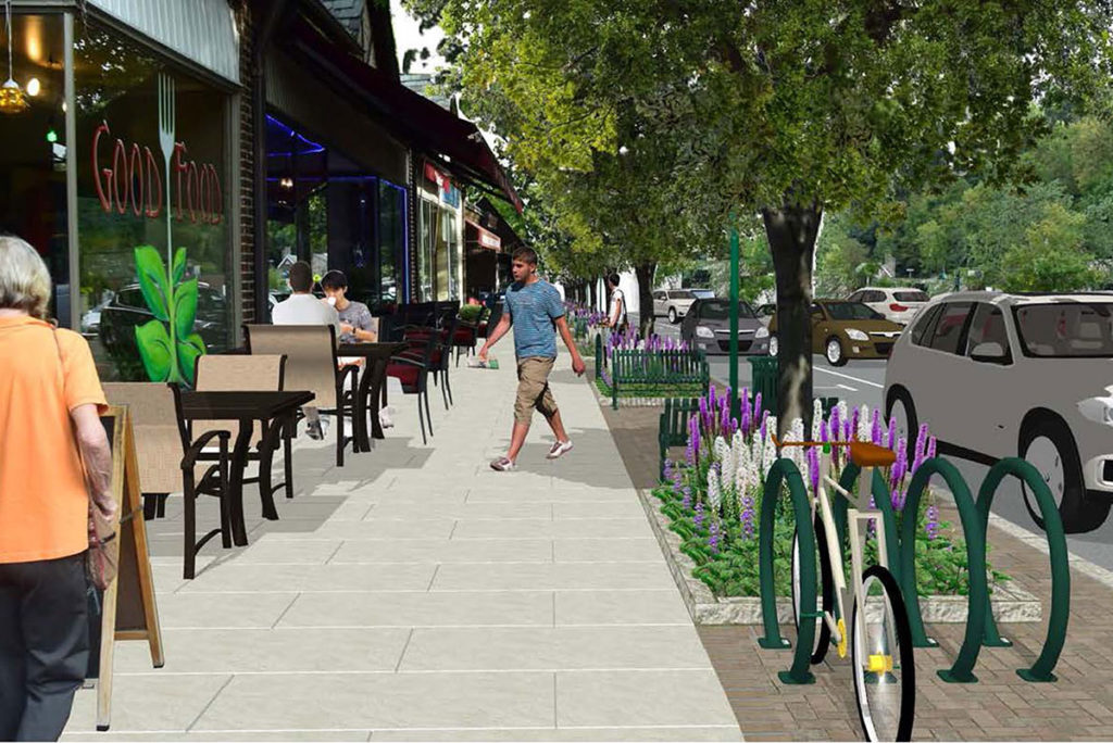 RGR Landscape - Briarcliff Manor Streetscape Rendering